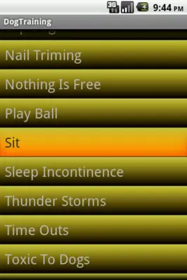 Dog Training android App screenshot 3
