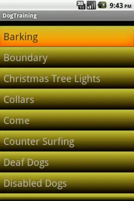 Dog Training android App screenshot 4